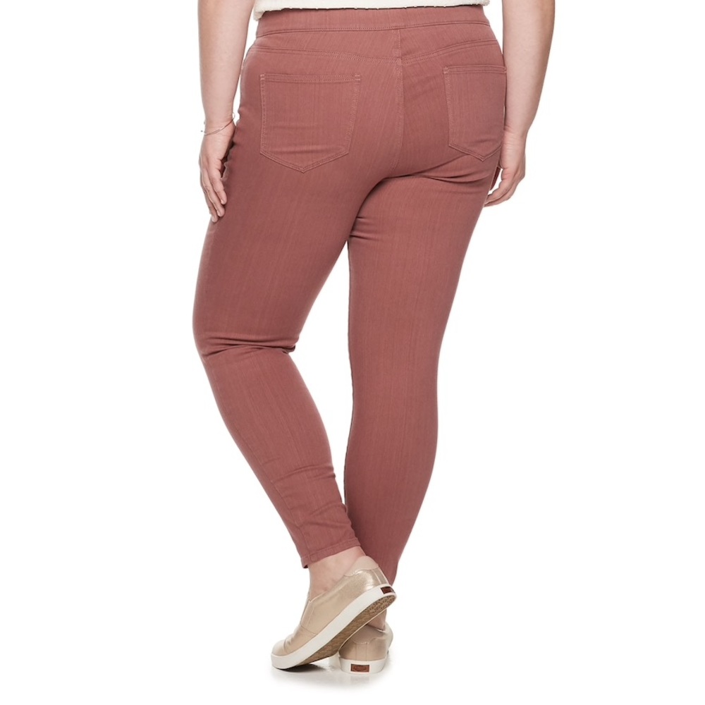 Mauve EVRI Pull On Jeggings
